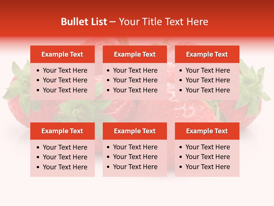 Ripe Healthy Dessert PowerPoint Template