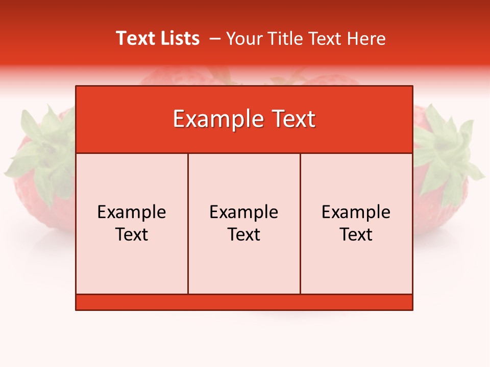 Ripe Healthy Dessert PowerPoint Template