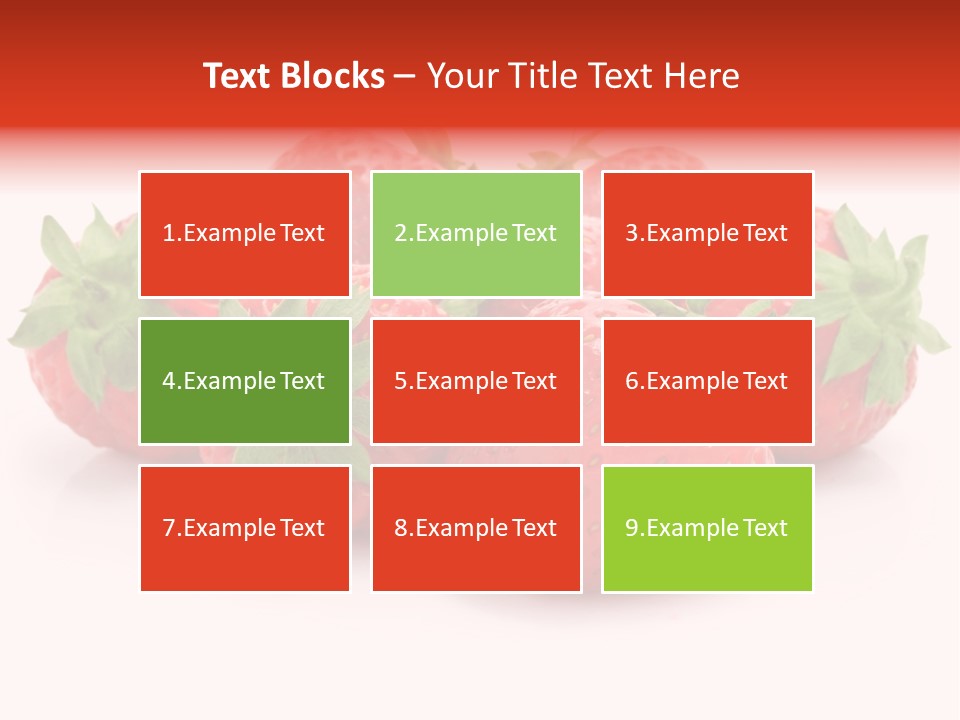 Ripe Healthy Dessert PowerPoint Template