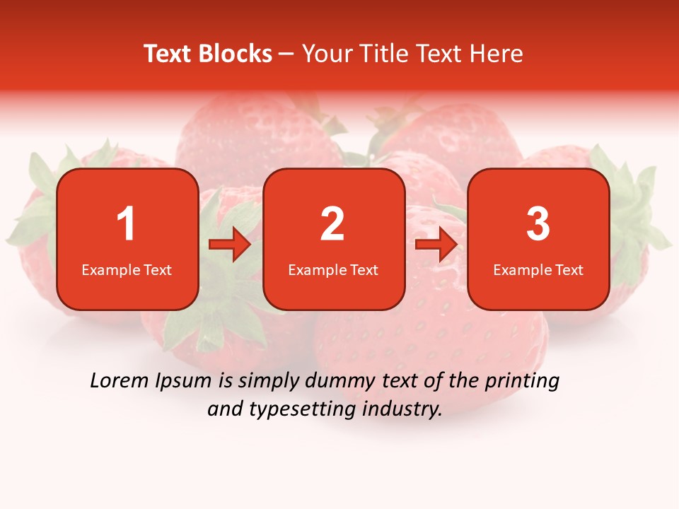 Ripe Healthy Dessert PowerPoint Template