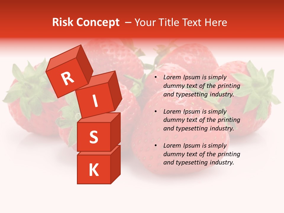 Ripe Healthy Dessert PowerPoint Template
