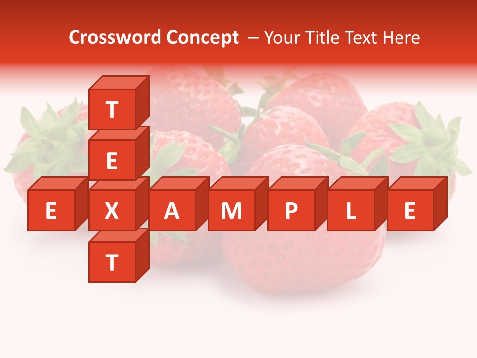 Ripe Healthy Dessert PowerPoint Template