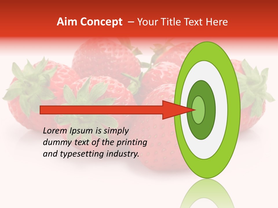 Ripe Healthy Dessert PowerPoint Template
