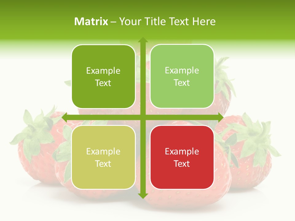 Dessert Berry Eating PowerPoint Template