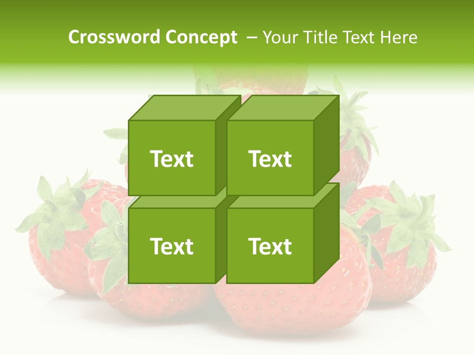 Dessert Berry Eating PowerPoint Template