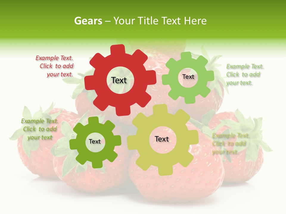 Dessert Berry Eating PowerPoint Template