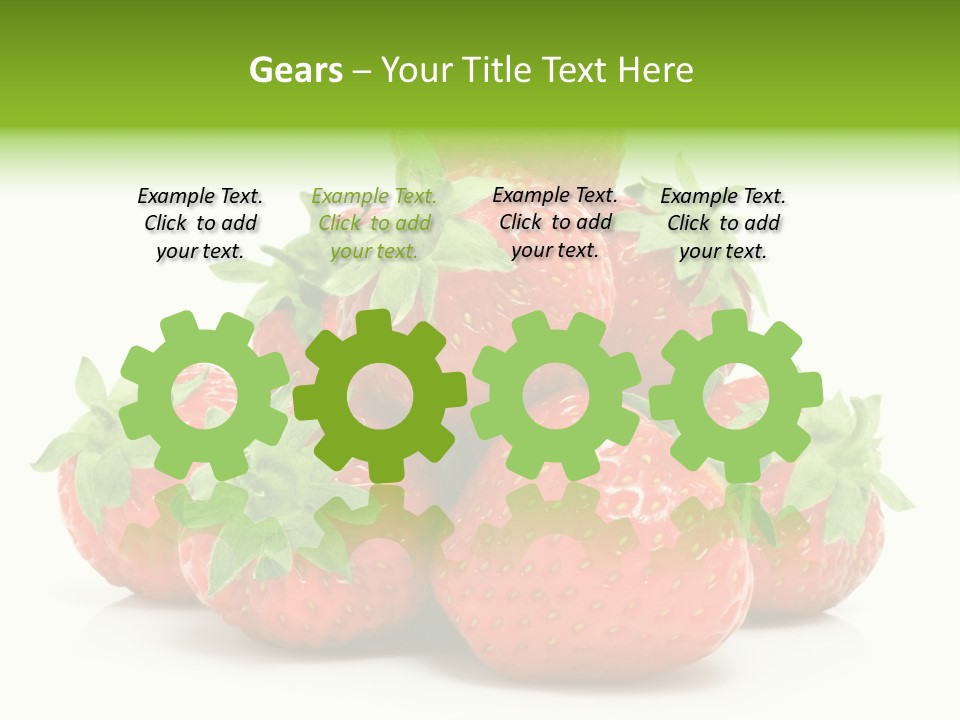 Dessert Berry Eating PowerPoint Template