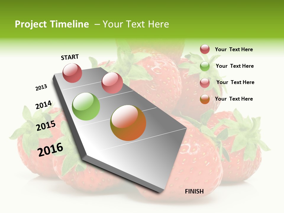Dessert Berry Eating PowerPoint Template