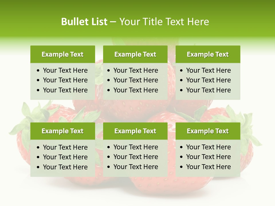 Dessert Berry Eating PowerPoint Template