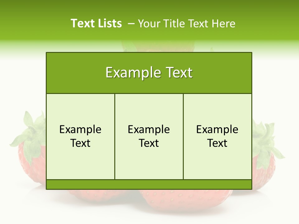 Dessert Berry Eating PowerPoint Template
