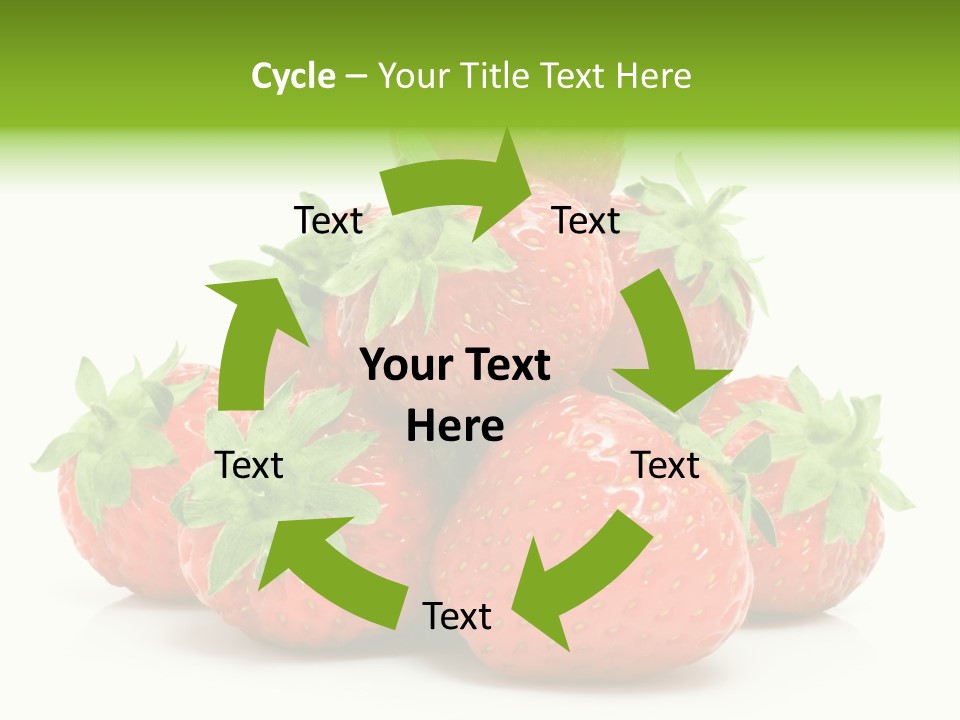 Dessert Berry Eating PowerPoint Template