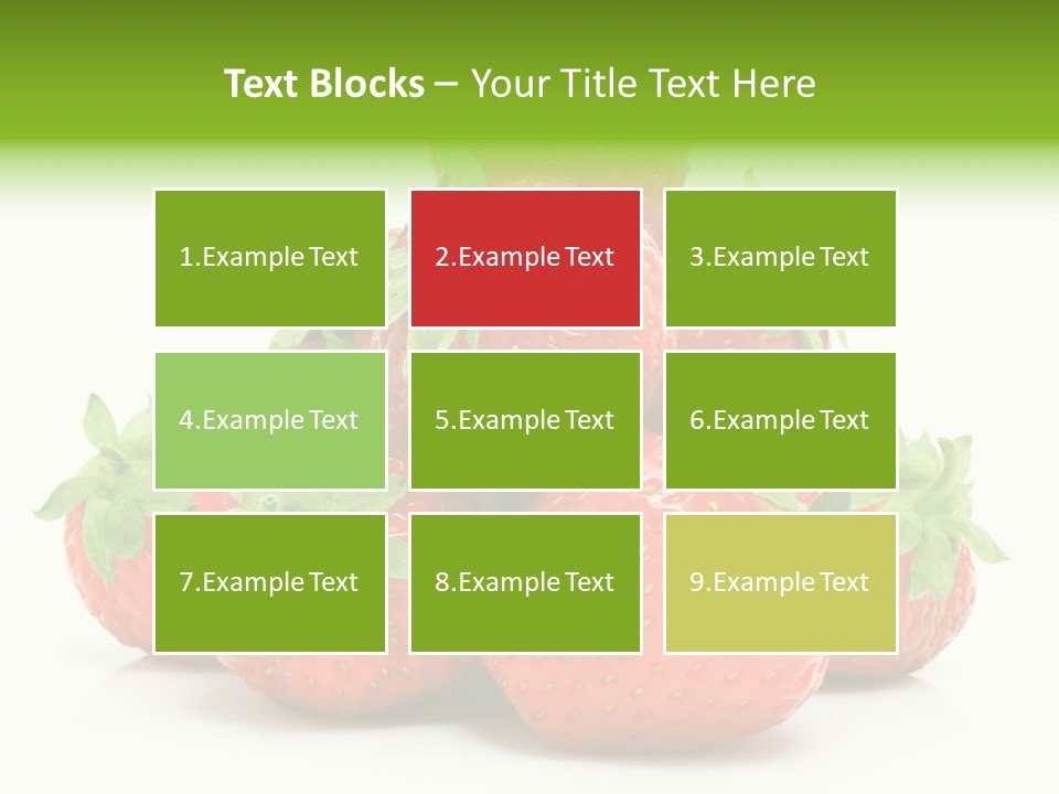 Dessert Berry Eating PowerPoint Template