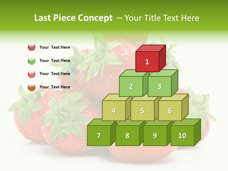Dessert Berry Eating PowerPoint Template