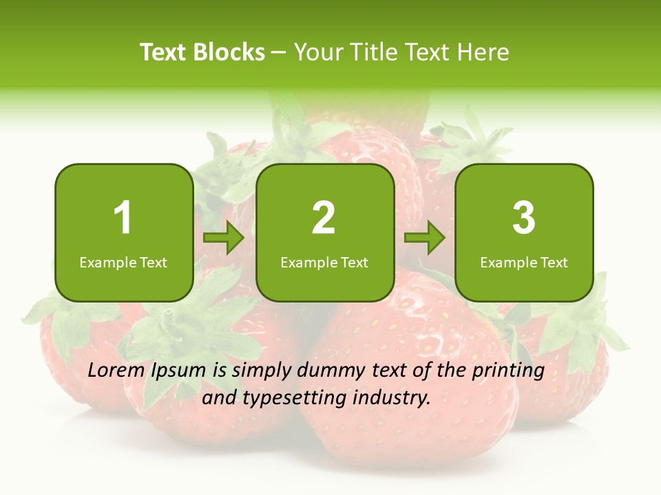 Dessert Berry Eating PowerPoint Template