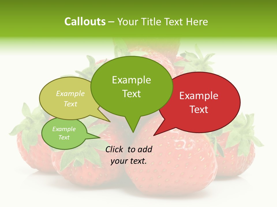 Dessert Berry Eating PowerPoint Template