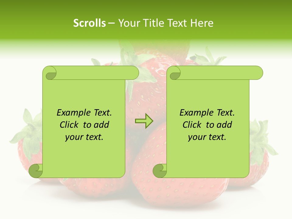 Dessert Berry Eating PowerPoint Template