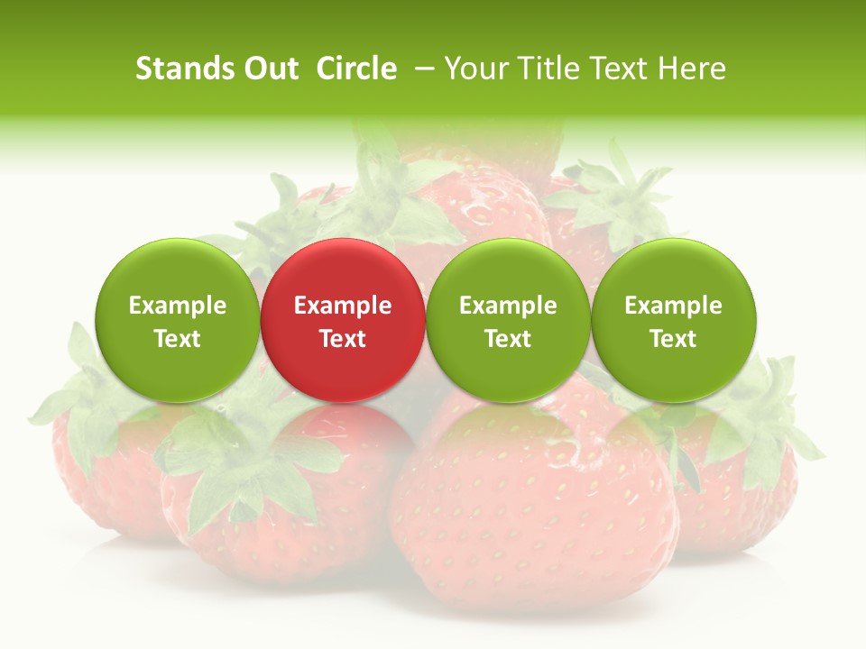 Dessert Berry Eating PowerPoint Template