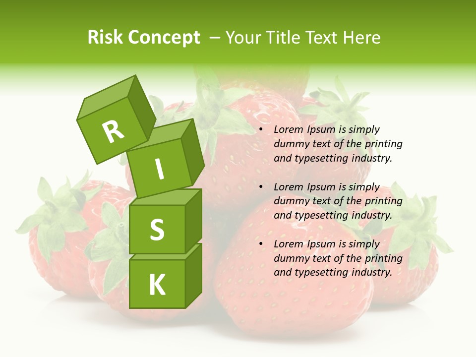 Dessert Berry Eating PowerPoint Template