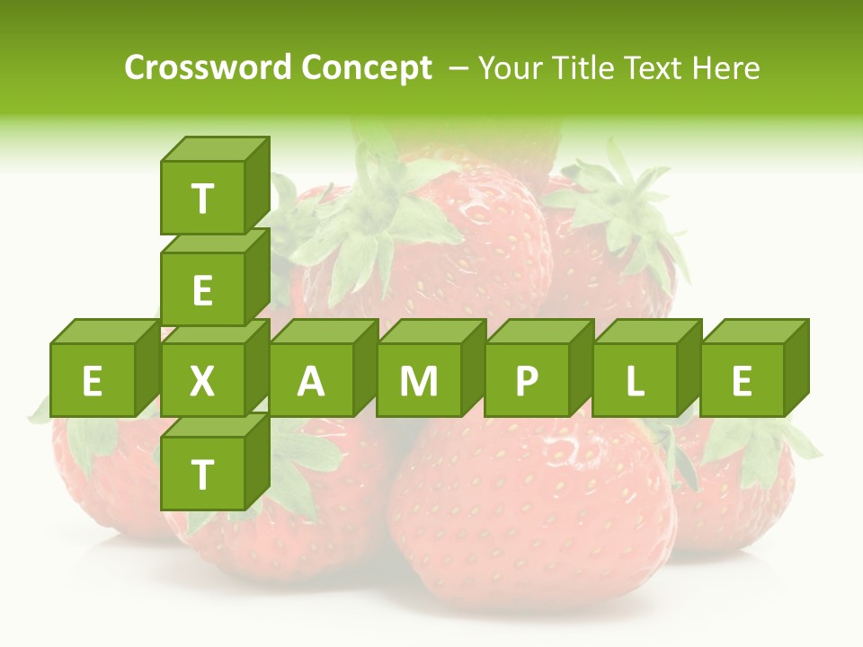 Dessert Berry Eating PowerPoint Template