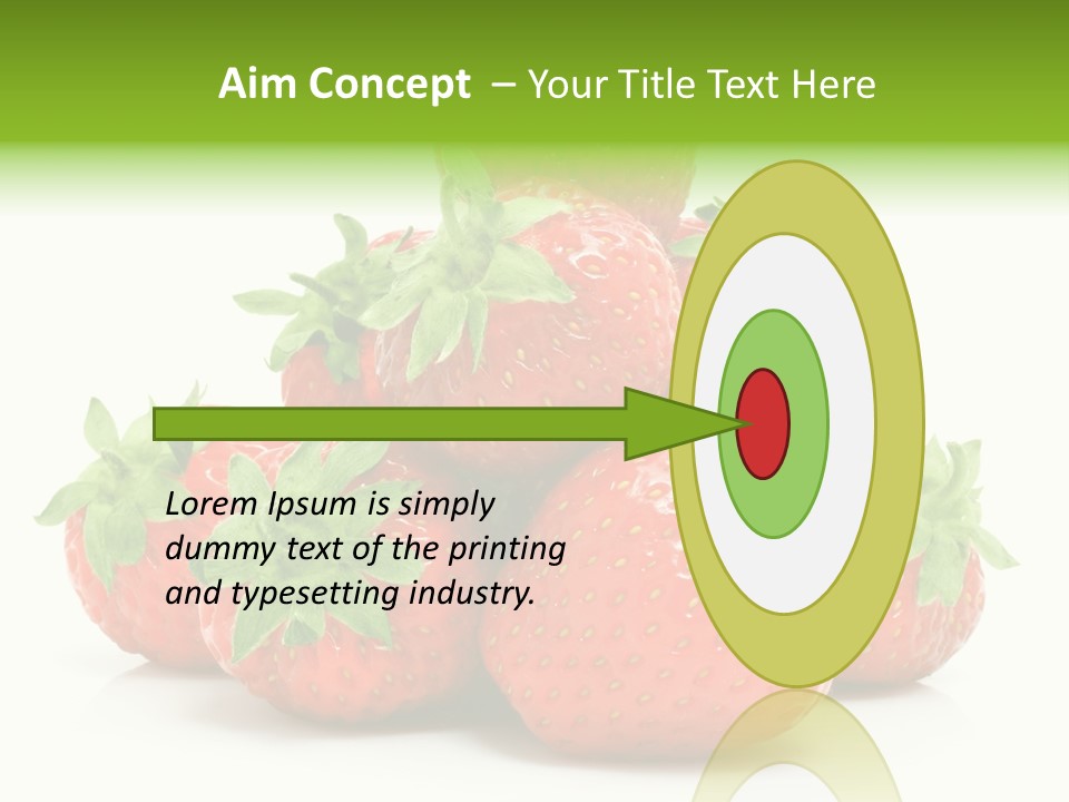 Dessert Berry Eating PowerPoint Template