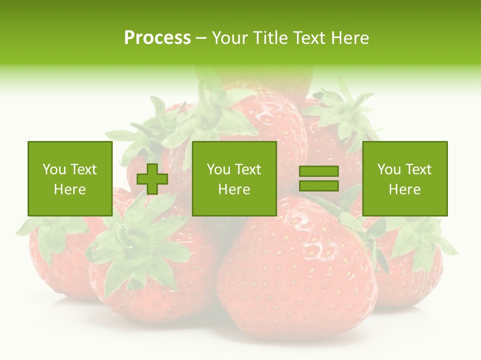 Dessert Berry Eating PowerPoint Template