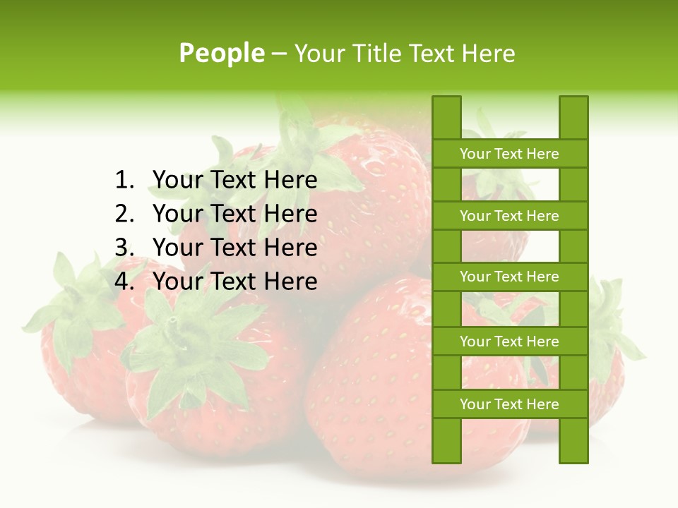 Dessert Berry Eating PowerPoint Template