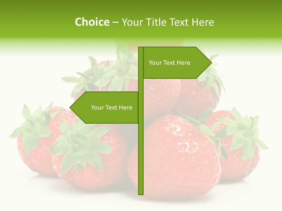 Dessert Berry Eating PowerPoint Template