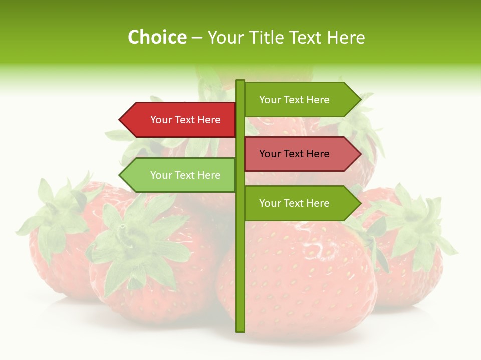 Dessert Berry Eating PowerPoint Template