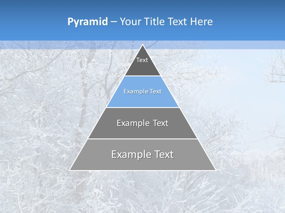 Christmas Background Landscap PowerPoint Template