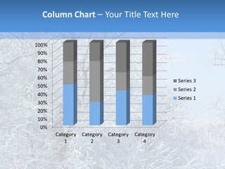 Christmas Background Landscap PowerPoint Template