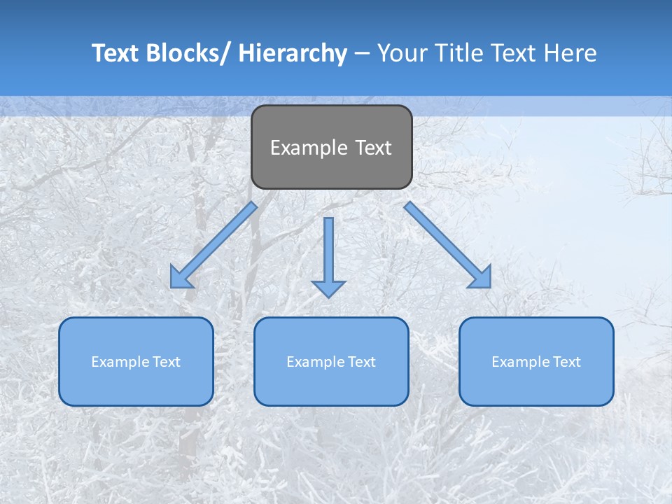 Christmas Background Landscap PowerPoint Template