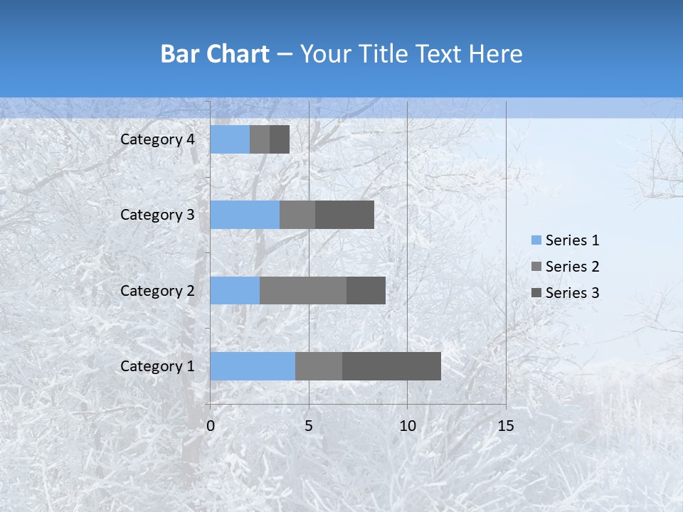 Christmas Background Landscap PowerPoint Template