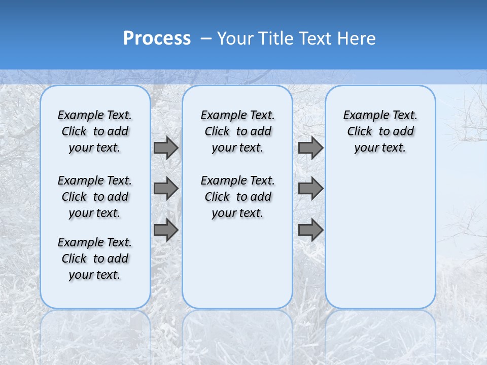 Christmas Background Landscap PowerPoint Template