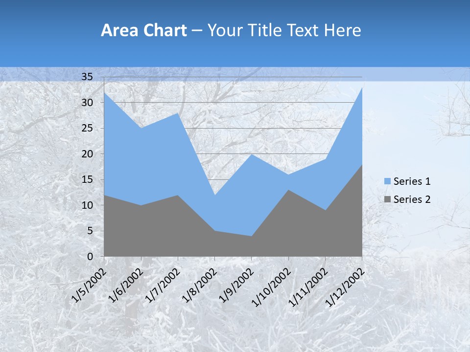 Christmas Background Landscap PowerPoint Template