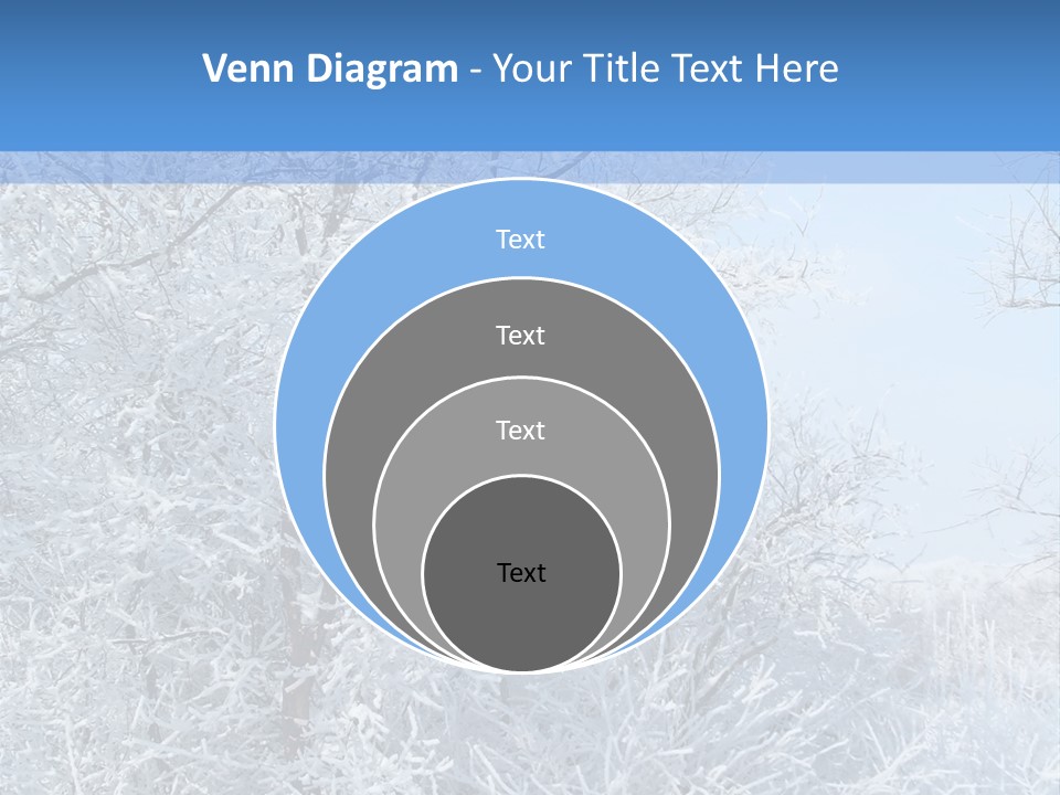 Christmas Background Landscap PowerPoint Template
