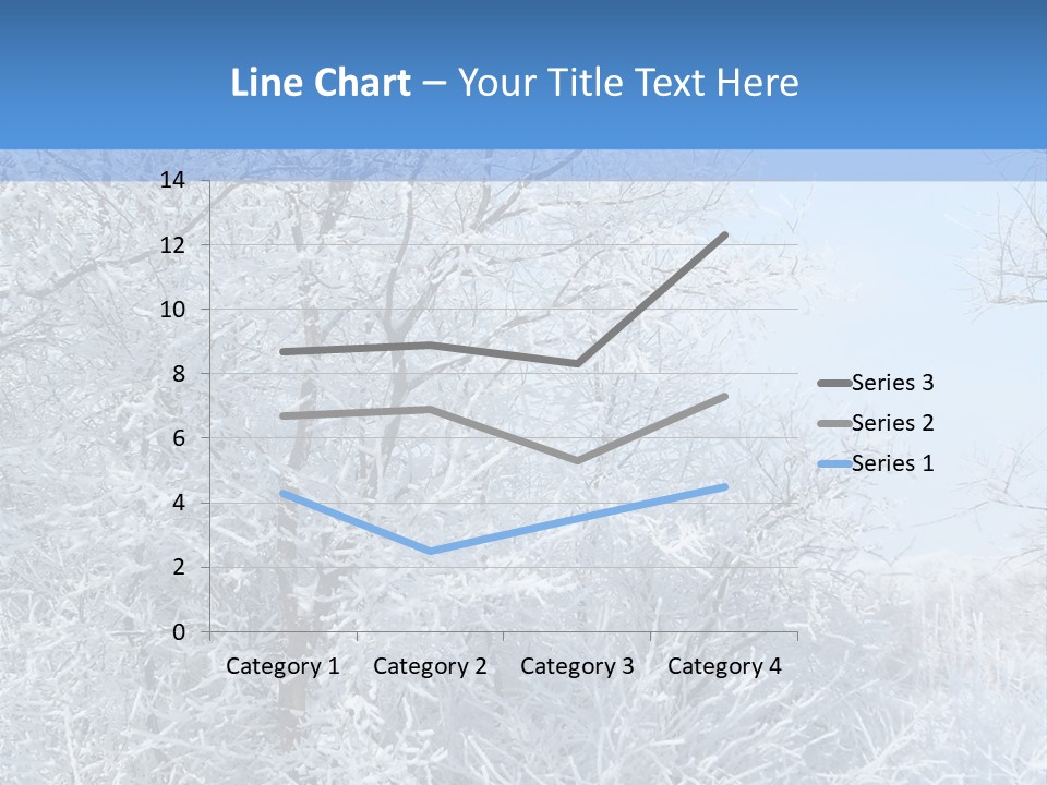 Christmas Background Landscap PowerPoint Template