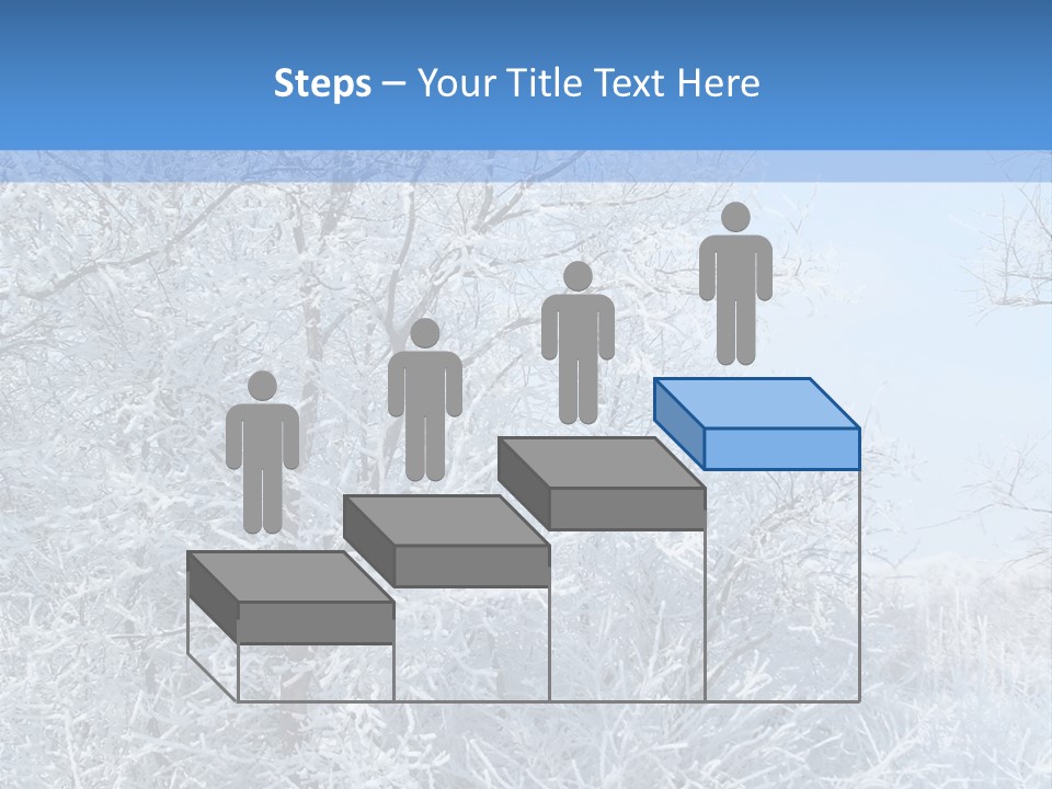 Christmas Background Landscap PowerPoint Template