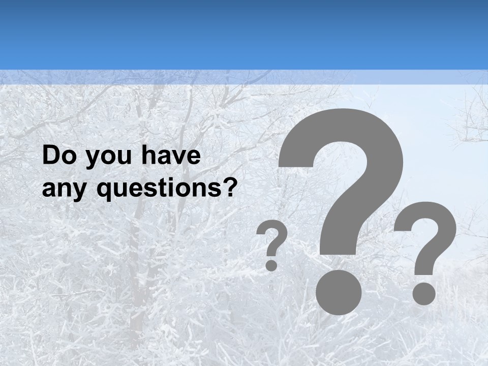 Christmas Background Landscap PowerPoint Template