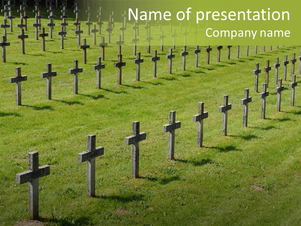 Dead Hairy Tomb PowerPoint Template