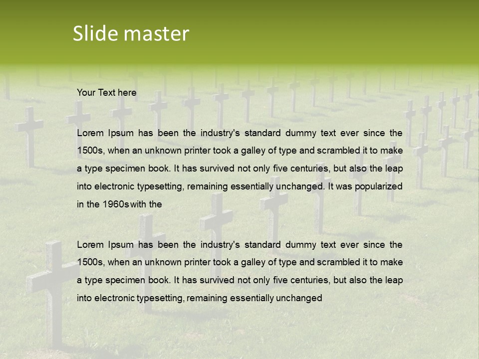 Dead Hairy Tomb PowerPoint Template