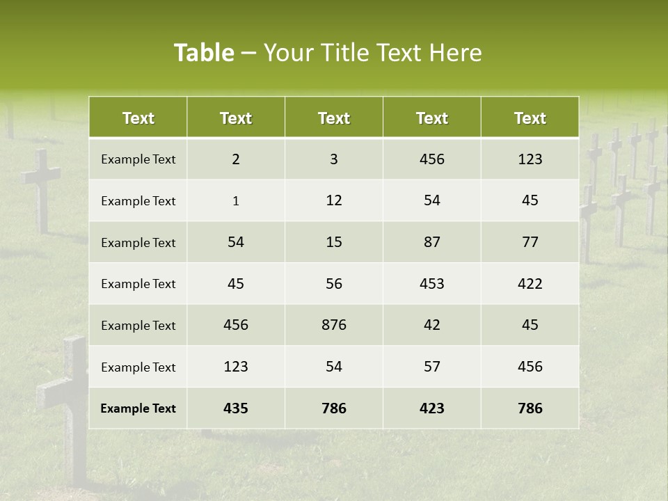Dead Hairy Tomb PowerPoint Template