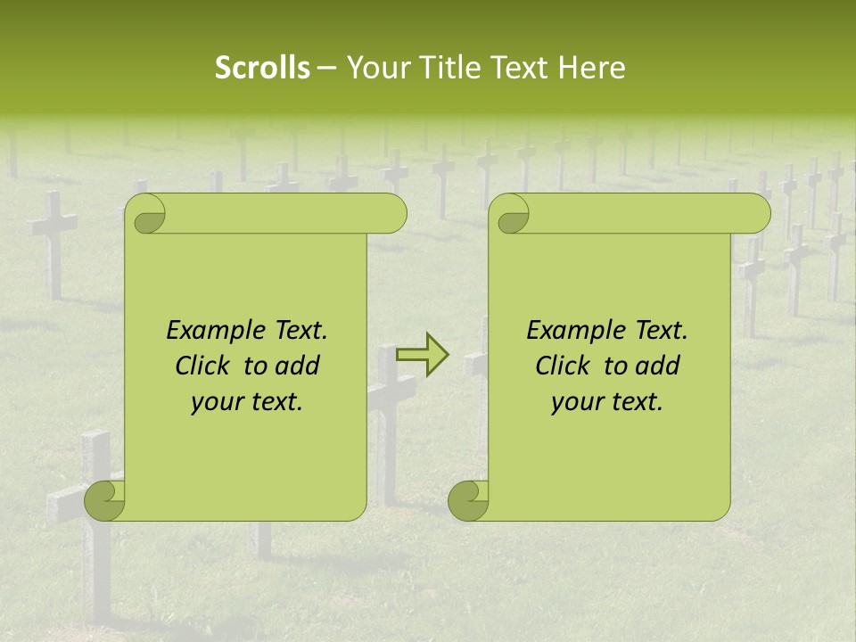 Dead Hairy Tomb PowerPoint Template