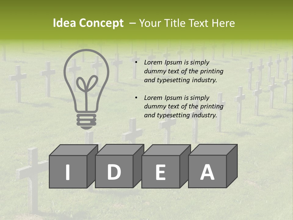 Dead Hairy Tomb PowerPoint Template