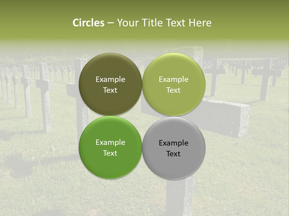 Burial Commemoration Memory PowerPoint Template