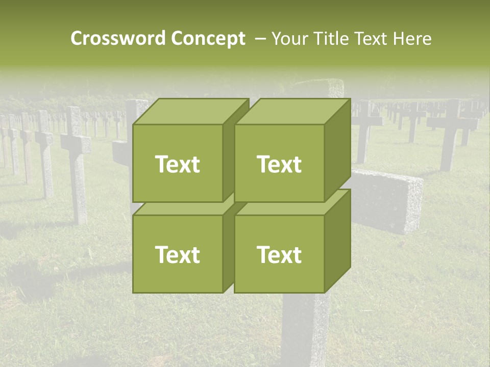 Burial Commemoration Memory PowerPoint Template