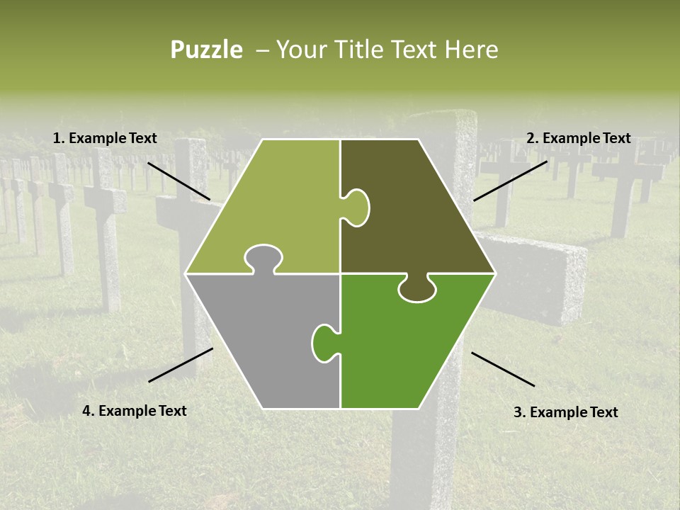 Burial Commemoration Memory PowerPoint Template