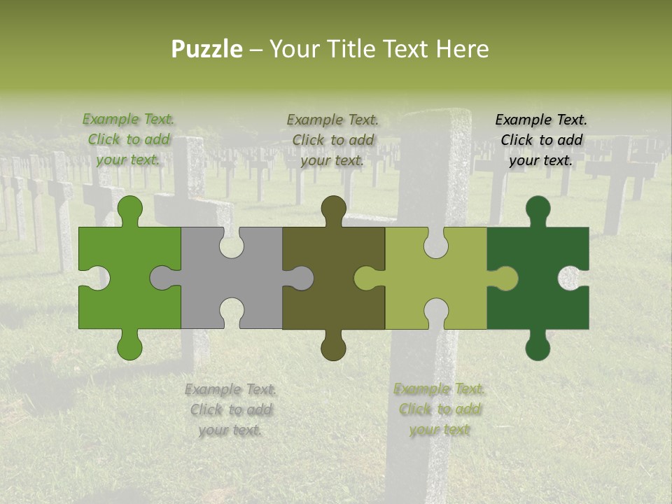 Burial Commemoration Memory PowerPoint Template