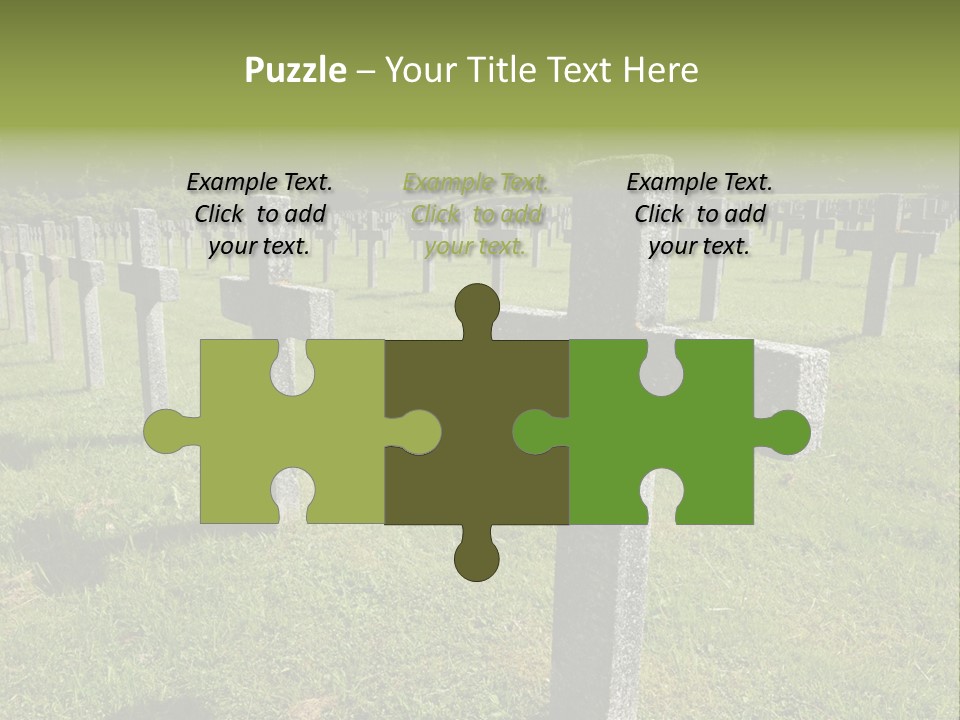 Burial Commemoration Memory PowerPoint Template