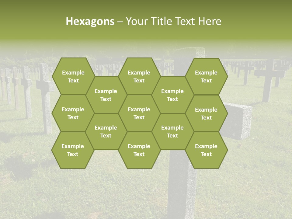 Burial Commemoration Memory PowerPoint Template