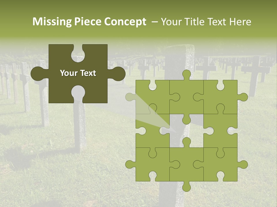 Burial Commemoration Memory PowerPoint Template